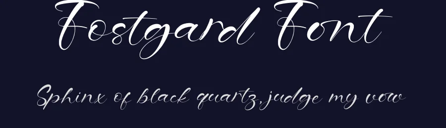 Fostgard Font by Dhabee — Script Handwritten Font — thumbnail 2