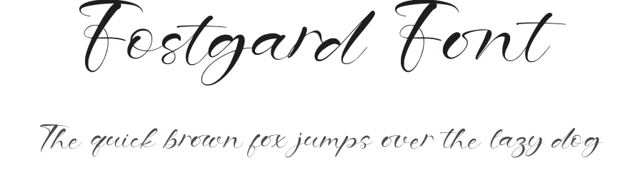 Fostgard Font by Dhabee — Script Handwritten Font