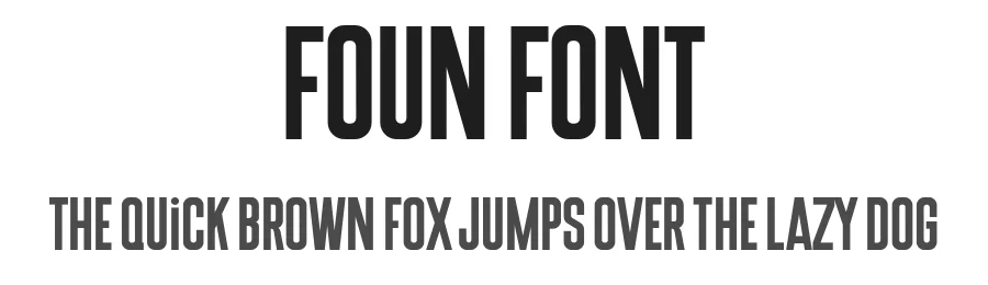 Foun Font by Fortunes Co — Sans Serif Font