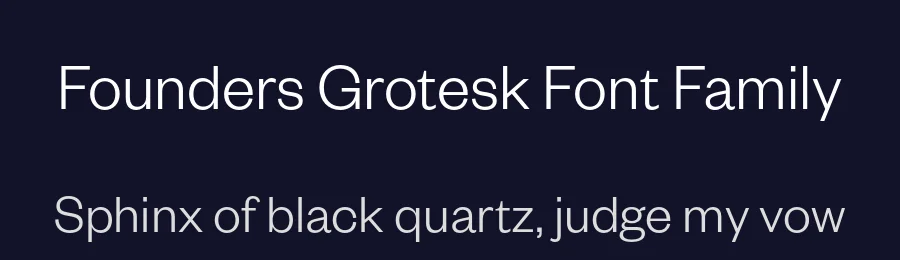 Founders Grotesk Font Family by Klim Type Foundry — Decorative Font — thumbnail 2