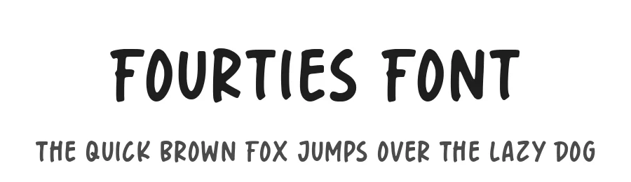 Fourties Font by AesthericaStudio — Display Font