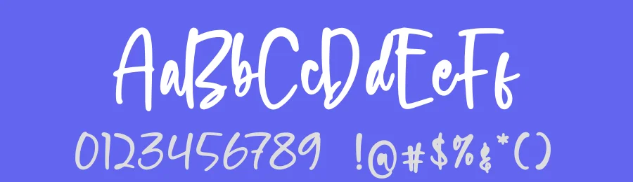 Fourttime Handwritten Font by glorytype — Script Handwritten Font — thumbnail 3