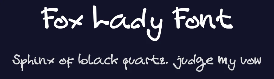 Fox Lady Font by wagz.font — Script Handwritten Font — thumbnail 2