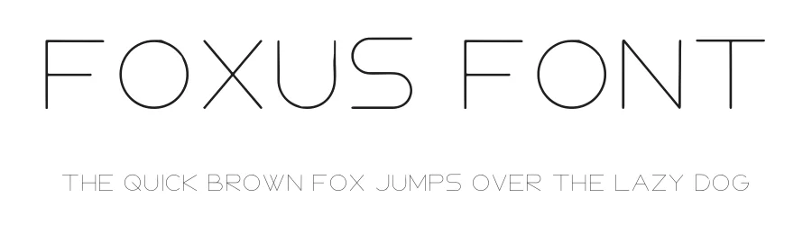 Foxus Font by nestype — Display Font