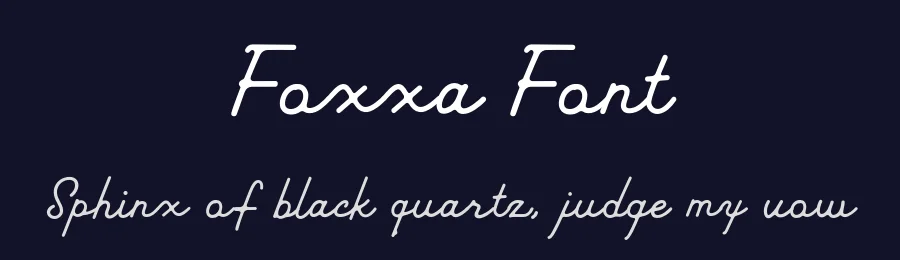 Foxxa Font by bodig — Script Handwritten Font — thumbnail 2