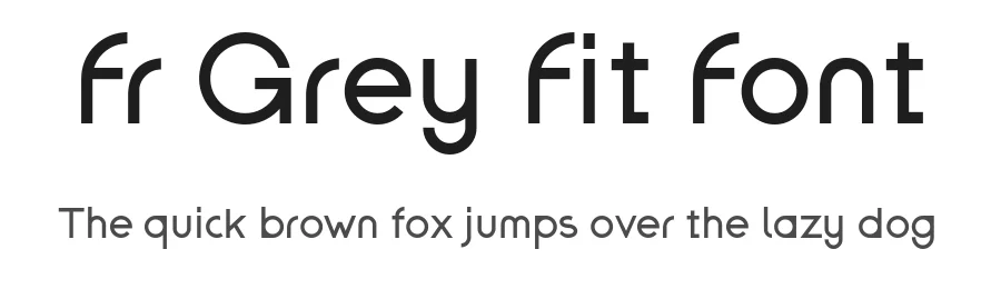 Fr Grey Fit Font by ffeeaarr — Serif Font