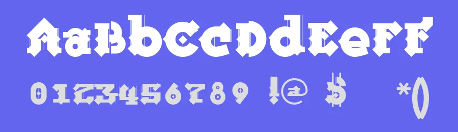 FR Warrior Font by ffeeaarr — Blackletter Font — thumbnail 3
