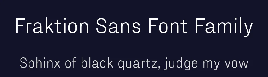 Fraktion Sans Font Family by Pangram Pangram — Decorative Font — thumbnail 2