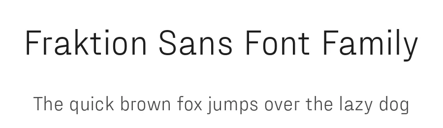 Fraktion Sans Font Family by Pangram Pangram — Decorative Font