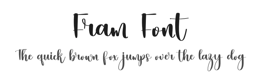 Fram Font by inermediaSTUDIO — Script Handwritten Font