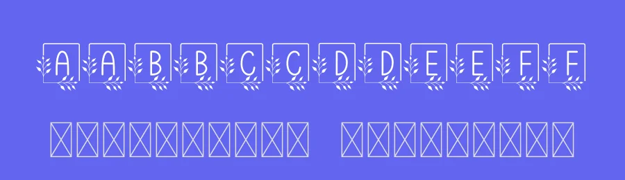 Frame Monogram Font by creativeletter — Decorative Font — thumbnail 3