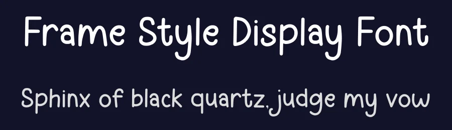 Frame Style Display Font by Craftedtype — Decorative Font — thumbnail 2