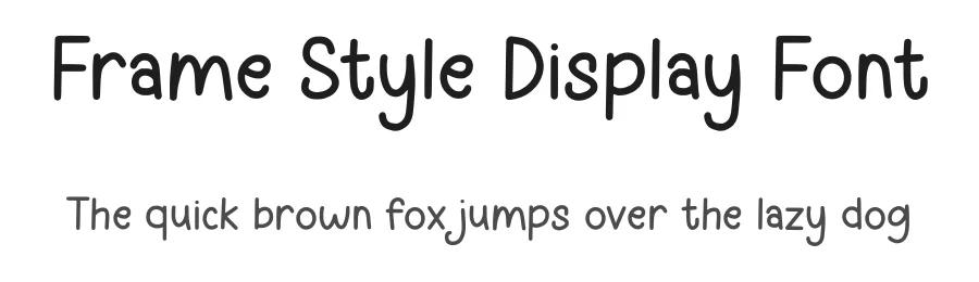 Frame Style Display Font by Craftedtype — Decorative Font