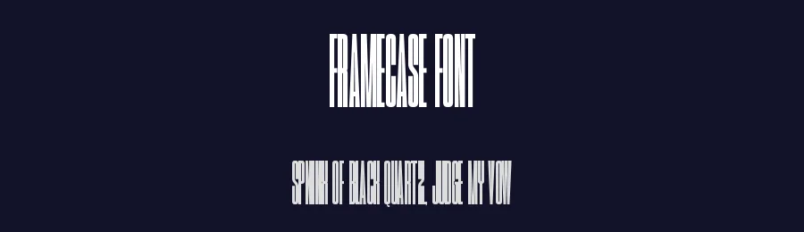 Framecase Font by Funtype — Decorative Font — thumbnail 2