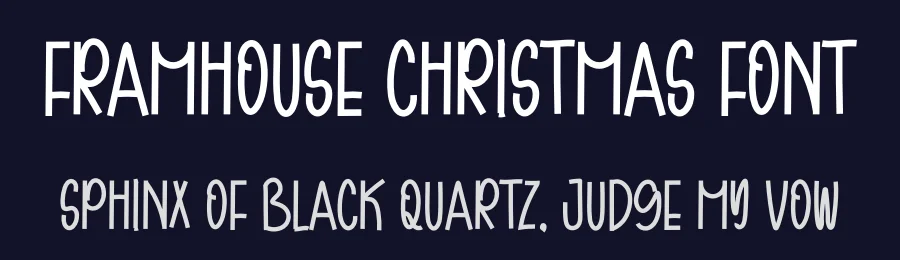 Framhouse Christmas Font by inermediaSTUDIO — Display Font — thumbnail 2