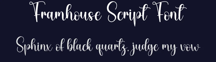 Framhouse Script Font by creativeletter — Script Handwritten Font — thumbnail 2