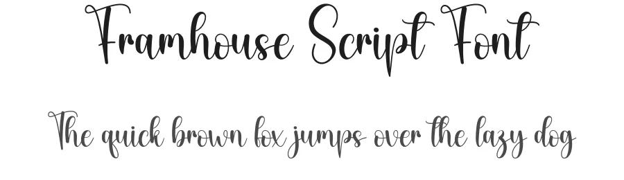 Framhouse Script Font by creativeletter — Script Handwritten Font