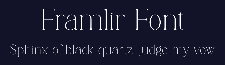 Framlir Font by Gridline Type — Serif Font — thumbnail 2