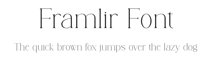 Framlir Font by Gridline Type — Serif Font