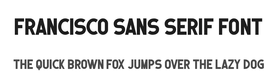 Francisco Sans Serif Font by overlaytemplates — Sans Serif Font