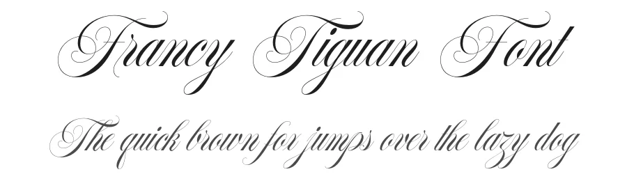 Francy Tiguan Font by Jolicia Type — Script Handwritten Font