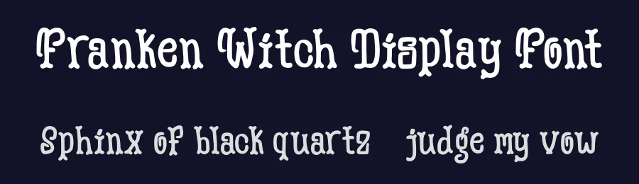 Franken Witch Display Font by pandekastudio — Script Handwritten Font — thumbnail 2