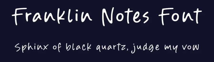 Franklin Notes Font by Letteralle Studio — Script Handwritten Font — thumbnail 2