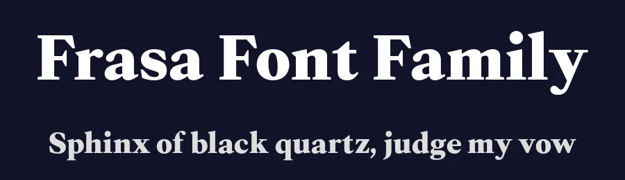 Frasa Font Family by Tokotype — Serif Font — thumbnail 2