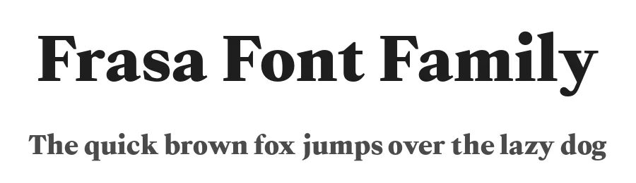 Frasa Font Family by Tokotype — Serif Font