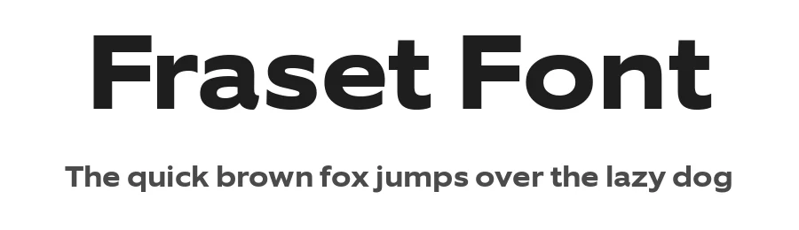 Fraset Font by Maulana Creative β Sans Serif Font