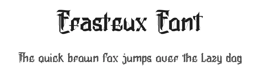 Frasteux Font by Dhabee — Blackletter Font