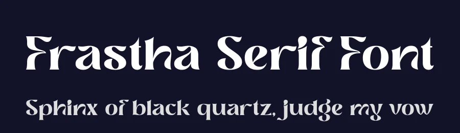 Frastha Serif Font by Ekahermawan — Serif Font — thumbnail 2