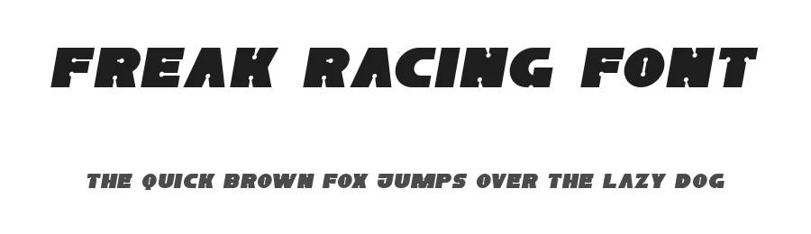 Freak Racing Font by edricstudio — Decorative Font