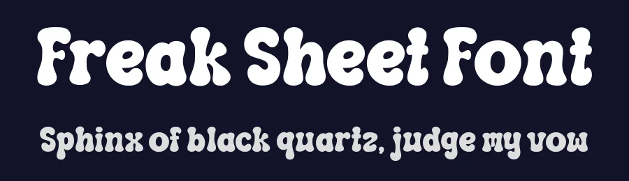 Freak Sheet Font by Siapgraph — Display Font — thumbnail 2