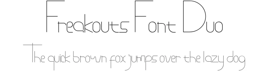 Freakouts Font Duo by edricstudio — Script Handwritten Font