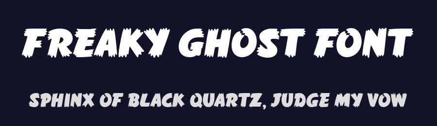Freaky Ghost Font by Dreamink Studio — Display Font — thumbnail 2