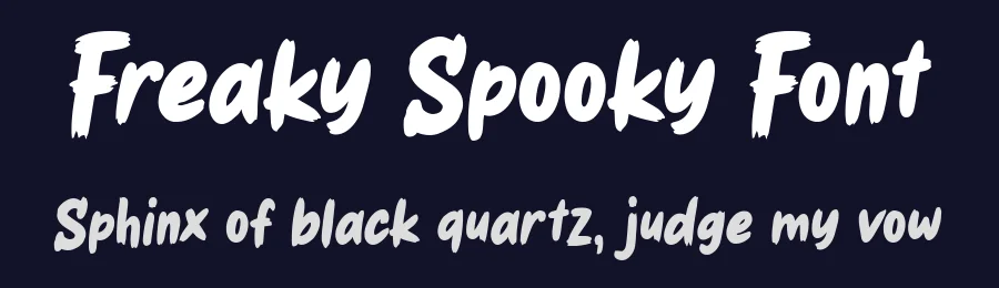 Freaky Spooky Font by Dreamink Studio — Display Font — thumbnail 2