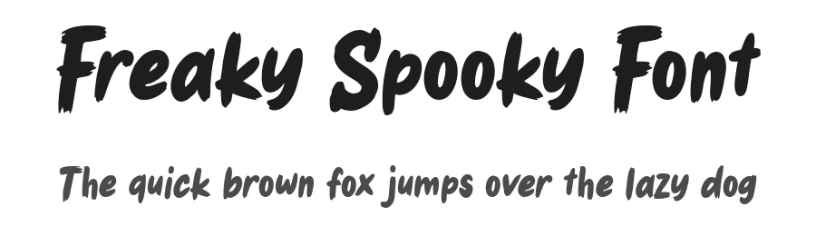 Freaky Spooky Font by Dreamink Studio — Display Font