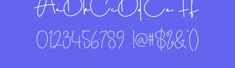 Freanky Signature – Simple Handwritten Font by creativeletter — Script Handwritten Font — thumbnail 3