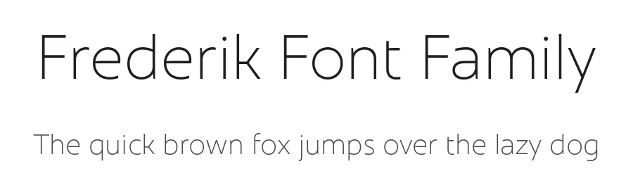 Frederik Font Family by The Northern Block — Sans Serif Font