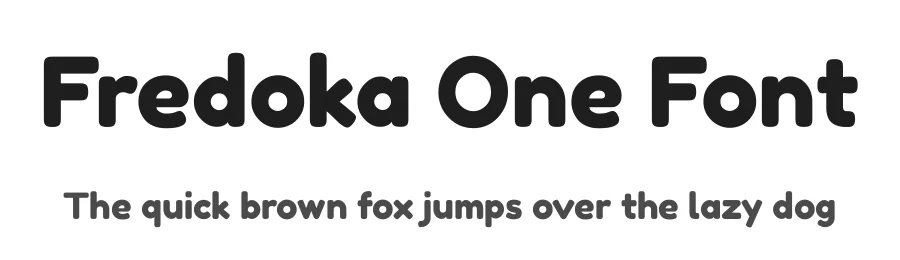 Fredoka One Font by Hamilton — Display Font