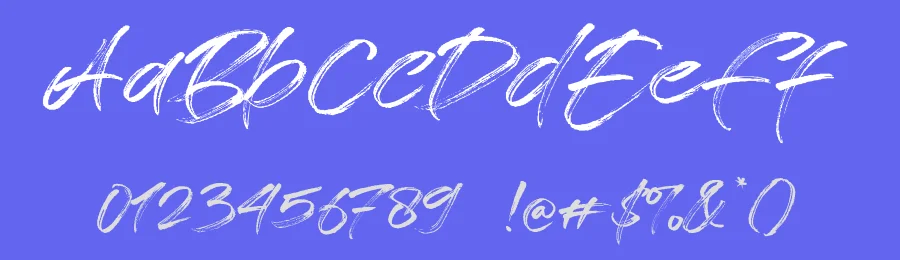 Free License Brush Font by 99designs — Script Handwritten Font — thumbnail 3