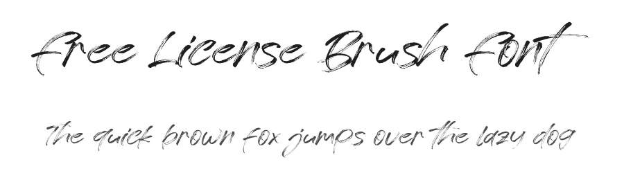 Free License Brush Font by 99designs — Script Handwritten Font