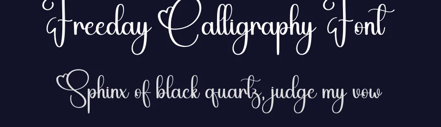 Freeday Calligraphy Font by creativeletter — Script Handwritten Font — thumbnail 2
