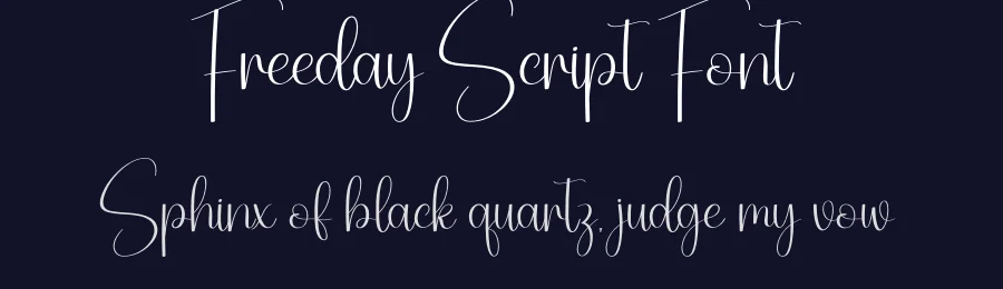 Freeday Script Font by creativeletter — Script Handwritten Font — thumbnail 2