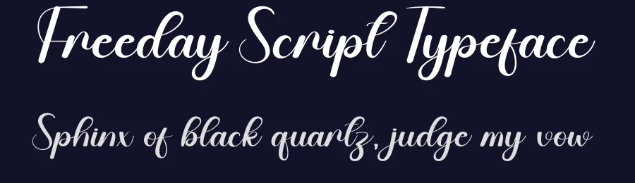 Freeday Script Typeface by creativeletter — Script Handwritten Font — thumbnail 2