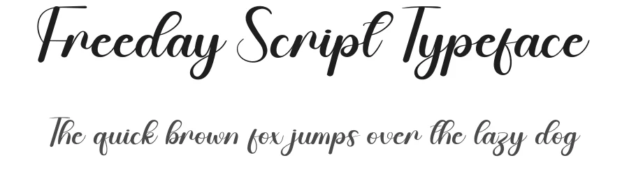 Freeday Script Typeface by creativeletter — Script Handwritten Font