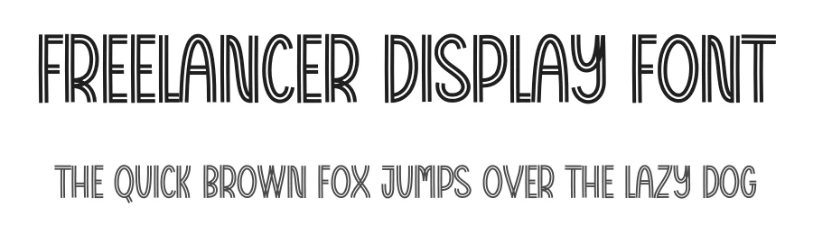 Freelancer Display Font by creativeletter — Display Font