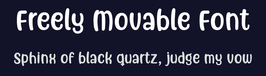 Freely Movable Font by nhfonts — Script Handwritten Font — thumbnail 2