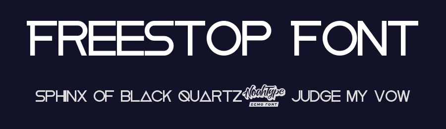 FreeStop Font by noahtype — Sans Serif Font — thumbnail 2
